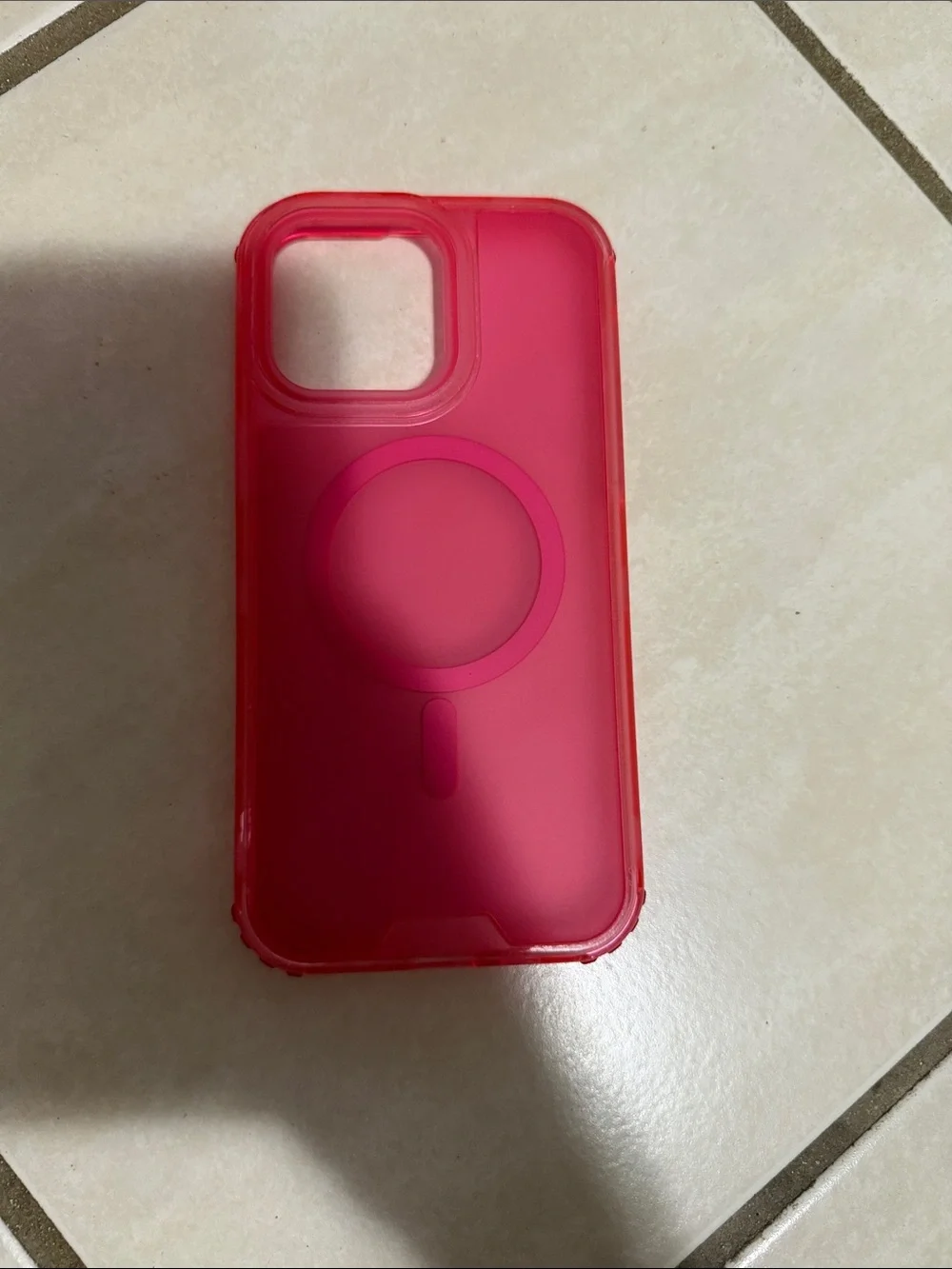 iPhone 15 pro max Pink & Olive Green Magnetic